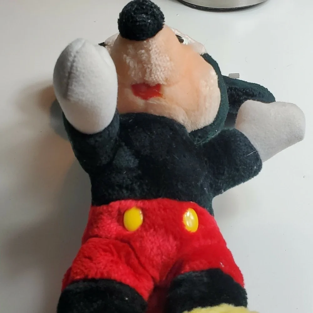 Vintage Mickey Mouse Plush Disneyland Walt Disney‎ World Park Souvenir Toy